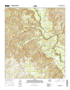 Durst Lakes Texas Current topographic map, 1:24000 scale, 7.5 X 7.5 Minute, Year 2016