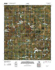 Duster Texas Historical topographic map, 1:24000 scale, 7.5 X 7.5 Minute, Year 2010