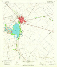 Eagle Lake Texas Historical topographic map, 1:24000 scale, 7.5 X 7.5 Minute, Year 1963