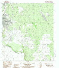 Eagle Pass East Texas Historical topographic map, 1:24000 scale, 7.5 X 7.5 Minute, Year 1983
