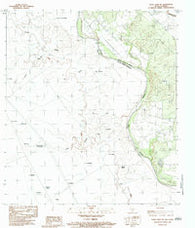 Eagle Pass SW Texas Historical topographic map, 1:24000 scale, 7.5 X 7.5 Minute, Year 1983