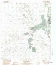 Eagle Pass West Texas Historical topographic map, 1:24000 scale, 7.5 X 7.5 Minute, Year 1983