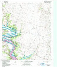 Eagle Springs Texas Historical topographic map, 1:24000 scale, 7.5 X 7.5 Minute, Year 1965
