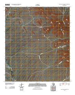 Eagle Mountains NW Texas Historical topographic map, 1:24000 scale, 7.5 X 7.5 Minute, Year 2010