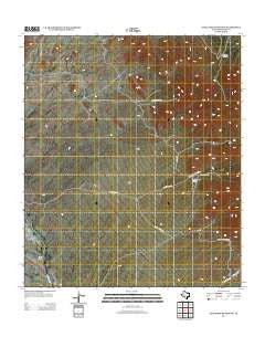 Eagle Mountains NW Texas Historical topographic map, 1:24000 scale, 7.5 X 7.5 Minute, Year 2012