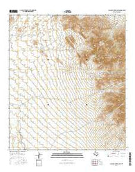 Eagle Mountains NW Texas Current topographic map, 1:24000 scale, 7.5 X 7.5 Minute, Year 2016
