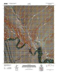 Eagle Mountains SW Texas Historical topographic map, 1:24000 scale, 7.5 X 7.5 Minute, Year 2010