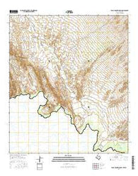 Eagle Mountains SW Texas Current topographic map, 1:24000 scale, 7.5 X 7.5 Minute, Year 2016