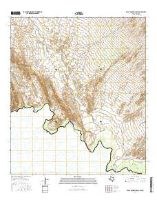 Eagle Mountains SW Texas Current topographic map, 1:24000 scale, 7.5 X 7.5 Minute, Year 2016