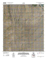 Eagle Mountains SW OE S Texas Historical topographic map, 1:24000 scale, 7.5 X 7.5 Minute, Year 2010