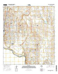 Eagle Pass East Texas Current topographic map, 1:24000 scale, 7.5 X 7.5 Minute, Year 2016