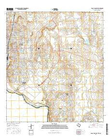 Eagle Pass East Texas Current topographic map, 1:24000 scale, 7.5 X 7.5 Minute, Year 2016