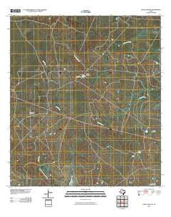 Eagle Pass NE Texas Historical topographic map, 1:24000 scale, 7.5 X 7.5 Minute, Year 2010