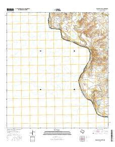 Eagle Pass SW Texas Current topographic map, 1:24000 scale, 7.5 X 7.5 Minute, Year 2016