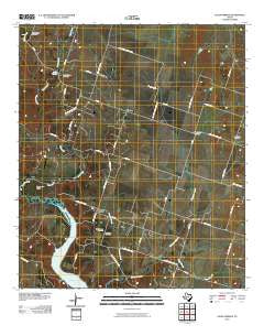 Eagle Springs Texas Historical topographic map, 1:24000 scale, 7.5 X 7.5 Minute, Year 2010