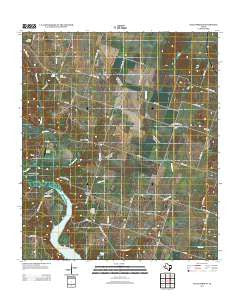 Eagle Springs Texas Historical topographic map, 1:24000 scale, 7.5 X 7.5 Minute, Year 2012