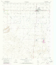 Earth Texas Historical topographic map, 1:24000 scale, 7.5 X 7.5 Minute, Year 1963