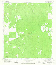 Earwood Creek Texas Historical topographic map, 1:24000 scale, 7.5 X 7.5 Minute, Year 1971