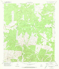 Earwood Creek SW Texas Historical topographic map, 1:24000 scale, 7.5 X 7.5 Minute, Year 1971