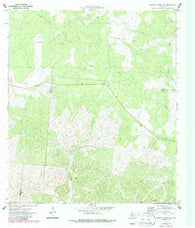Earwood Creek SW Texas Historical topographic map, 1:24000 scale, 7.5 X 7.5 Minute, Year 1971