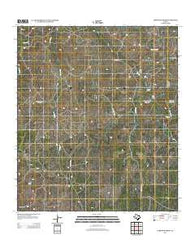 Earwood Creek Texas Historical topographic map, 1:24000 scale, 7.5 X 7.5 Minute, Year 2012