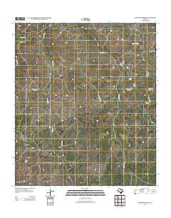 Earwood Creek Texas Historical topographic map, 1:24000 scale, 7.5 X 7.5 Minute, Year 2012