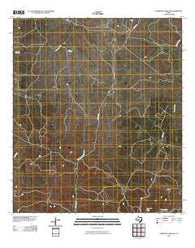 Earwood Creek SW Texas Historical topographic map, 1:24000 scale, 7.5 X 7.5 Minute, Year 2010