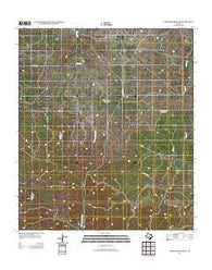 Earwood Creek SW Texas Historical topographic map, 1:24000 scale, 7.5 X 7.5 Minute, Year 2012