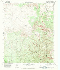 East Afton NE Texas Historical topographic map, 1:24000 scale, 7.5 X 7.5 Minute, Year 1968