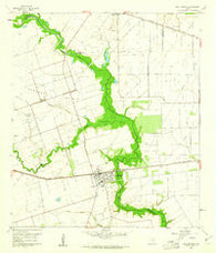 East Bernard Texas Historical topographic map, 1:24000 scale, 7.5 X 7.5 Minute, Year 1960
