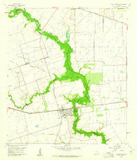 East Bernard Texas Historical topographic map, 1:24000 scale, 7.5 X 7.5 Minute, Year 1960