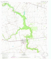East Bernard Texas Historical topographic map, 1:24000 scale, 7.5 X 7.5 Minute, Year 1960