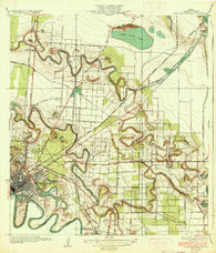East Brownsville Texas Historical topographic map, 1:31680 scale, 7.5 X 7.5 Minute, Year 1936