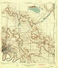 East Brownsville Texas Historical topographic map, 1:31680 scale, 7.5 X 7.5 Minute, Year 1936