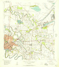 East Brownsville Texas Historical topographic map, 1:24000 scale, 7.5 X 7.5 Minute, Year 1955