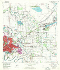 East Brownsville Texas Historical topographic map, 1:24000 scale, 7.5 X 7.5 Minute, Year 1955