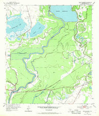 East Columbia Texas Historical topographic map, 1:24000 scale, 7.5 X 7.5 Minute, Year 1952