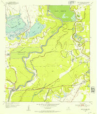 East Columbia Texas Historical topographic map, 1:24000 scale, 7.5 X 7.5 Minute, Year 1952