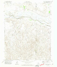 East Dry Creek Texas Historical topographic map, 1:24000 scale, 7.5 X 7.5 Minute, Year 1972
