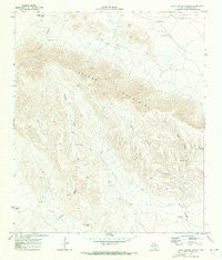 East Hunter Canyon Texas Historical topographic map, 1:24000 scale, 7.5 X 7.5 Minute, Year 1970