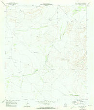 East Mesa SW Texas Historical topographic map, 1:24000 scale, 7.5 X 7.5 Minute, Year 1970