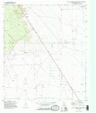 East Of Barrilla Draw North Texas Historical topographic map, 1:24000 scale, 7.5 X 7.5 Minute, Year 1970