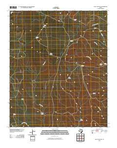 East Afton NE Texas Historical topographic map, 1:24000 scale, 7.5 X 7.5 Minute, Year 2010
