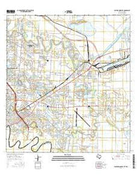 East Brownsville Texas Current topographic map, 1:24000 scale, 7.5 X 7.5 Minute, Year 2016