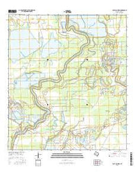 East Columbia Texas Current topographic map, 1:24000 scale, 7.5 X 7.5 Minute, Year 2016