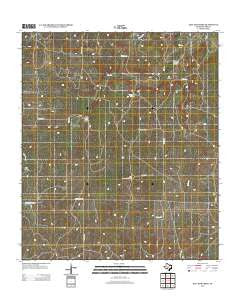 East Elm Creek Texas Historical topographic map, 1:24000 scale, 7.5 X 7.5 Minute, Year 2012