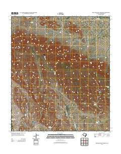 East Hunter Canyon Texas Historical topographic map, 1:24000 scale, 7.5 X 7.5 Minute, Year 2012