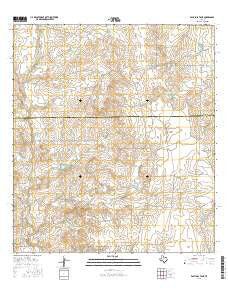 East Losa Tank Texas Current topographic map, 1:24000 scale, 7.5 X 7.5 Minute, Year 2016