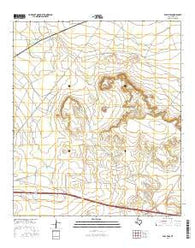 East Mesa Texas Current topographic map, 1:24000 scale, 7.5 X 7.5 Minute, Year 2016