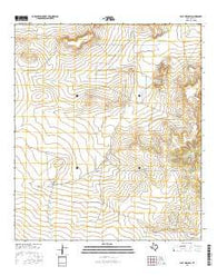 East Mesa SW Texas Current topographic map, 1:24000 scale, 7.5 X 7.5 Minute, Year 2016